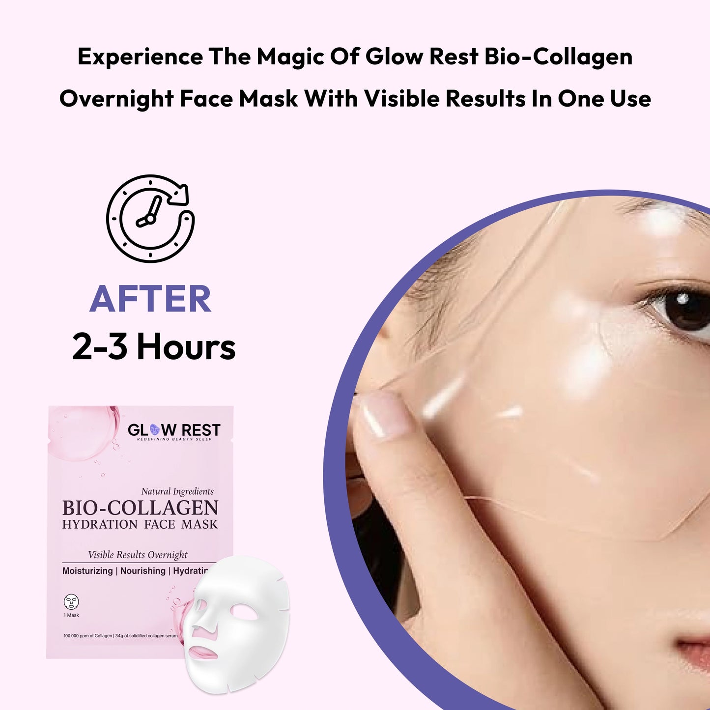 Glow Rest Bio-Collagen Hydration Face Mask