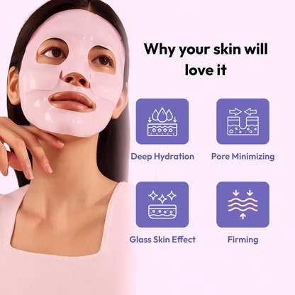 Glow Rest Salmon PDRN Pink Collagen Face Mask