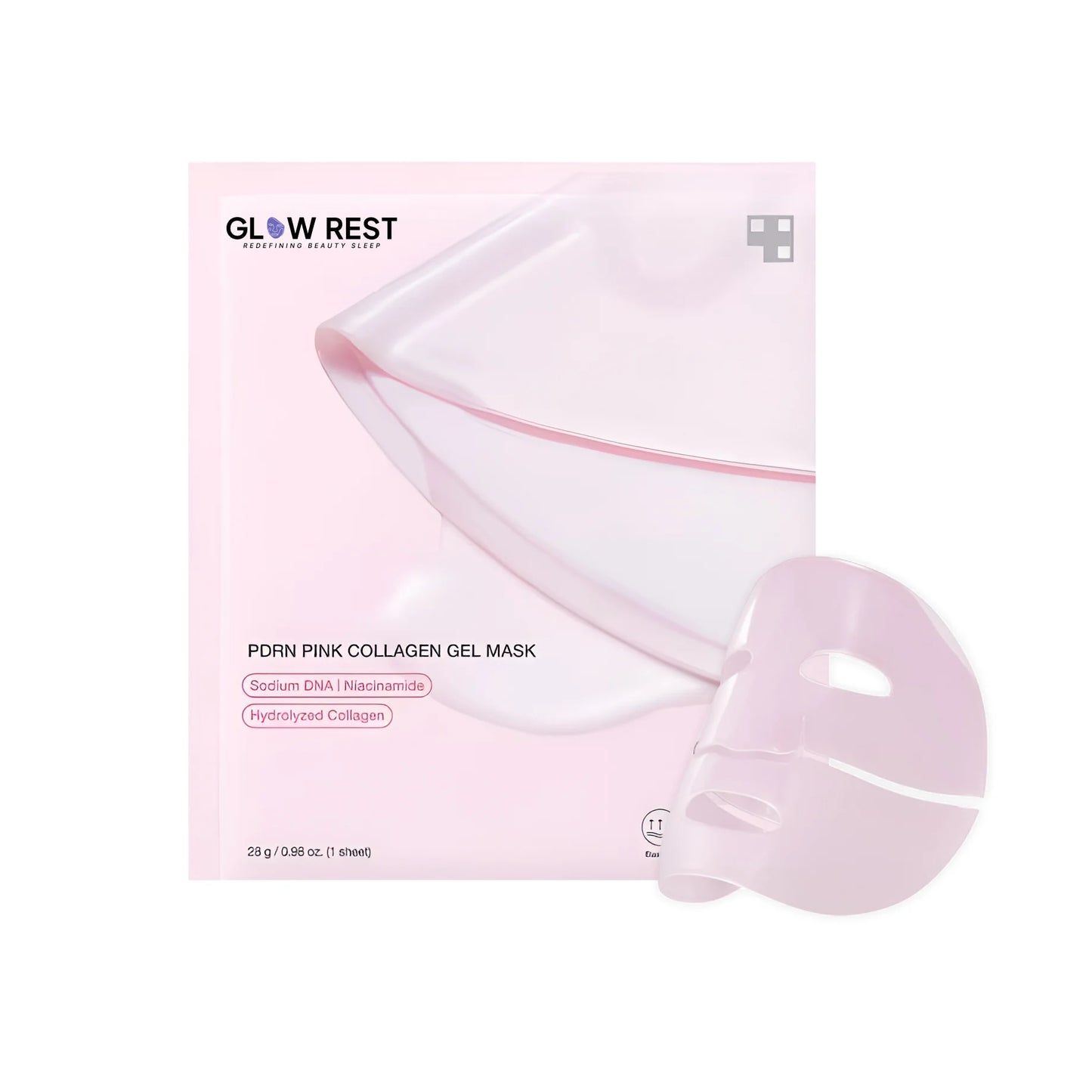 Glow Rest Salmon PDRN Pink Collagen Face Mask